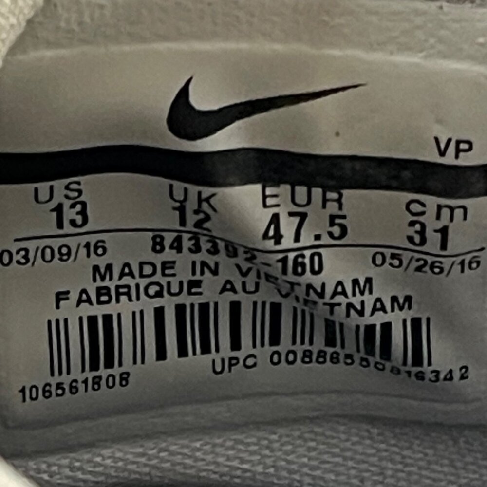 Nike KD 9 USA 843392-160 Men’s Size 13 White Red Blue Basketball Shoes No Box - Picture 11 of 15